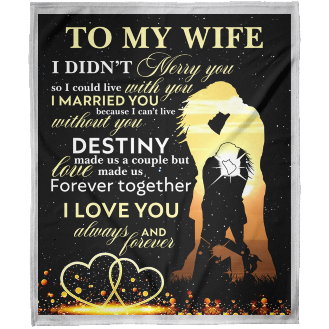 Wife FLM Arctic Fleece Blanket 50x60