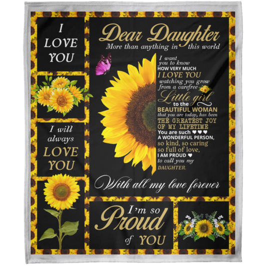 Daughter FLM Arctic Fleece Blanket 50x60