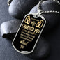 Dog Tag To My Gorgeous Wife