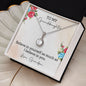 Eternal Hope Necklace To My Granddaughter