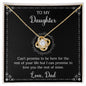Love Knot Necklace To My Daughter