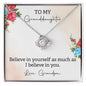 Love Knot Necklace To My Granddaughter