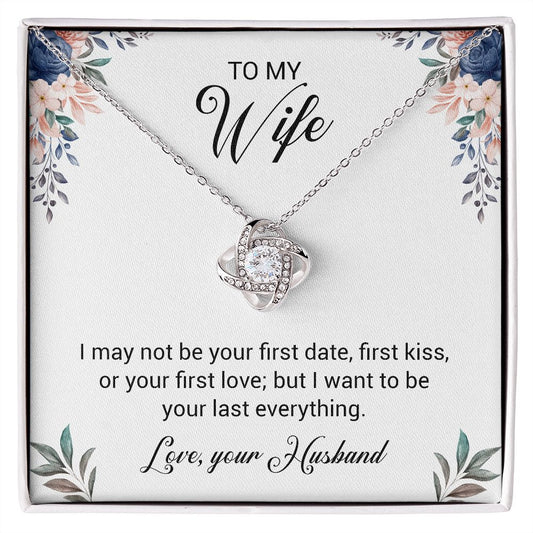 Love Knot Necklace To My Wife