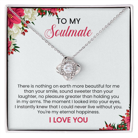 Love Knot Necklace To My Soulmate