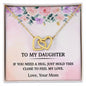 Interlocking Hearts To My Daughter