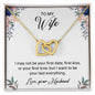 Interlocking Hearts To My Wife