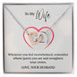 Interlocking Hearts To My Wife