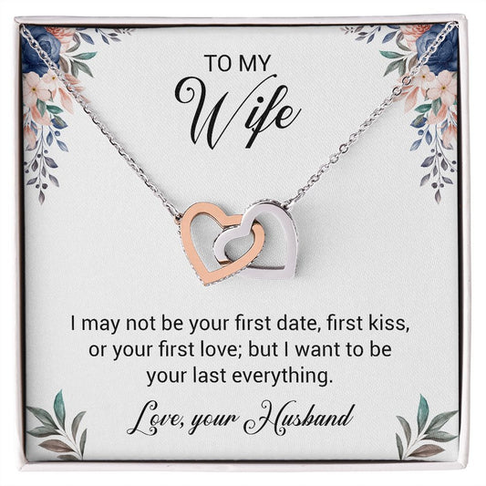 Interlocking Hearts To My Wife