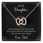 Interlocking Hearts To My Daughter