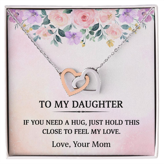 Interlocking Hearts To My Daughter