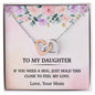 Interlocking Hearts To My Daughter