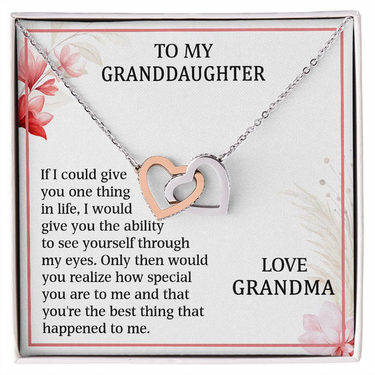 Interlocking Hearts To my granddaughter