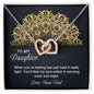 Interlocking Hearts To My Daughter