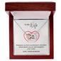 Interlocking Hearts To My Wife