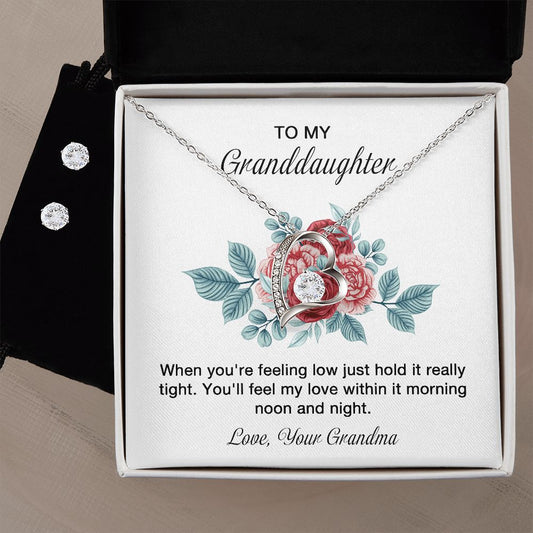 Forever Love Necklace To My Granddaughter