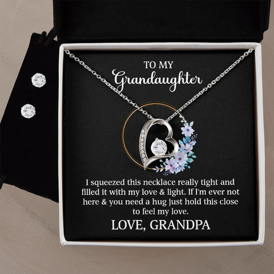 Forever Love Necklace To My Granddaughter