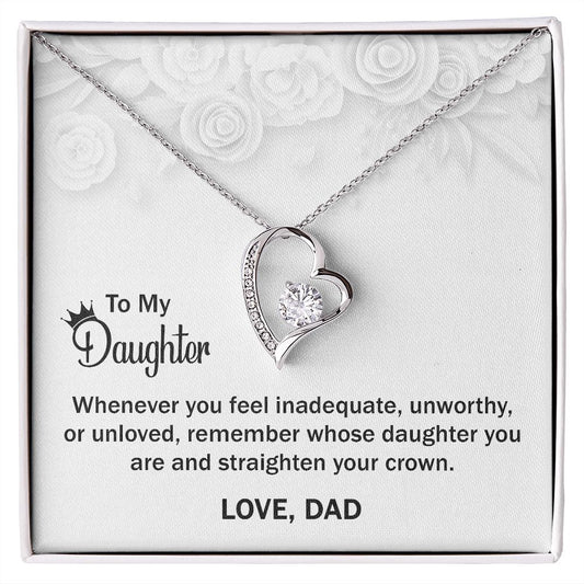 Forever Love Necklace To My Daughter