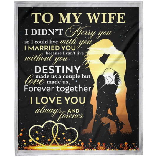 Wife FLM Arctic Fleece Blanket 50x60