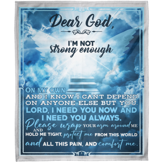 Dear GOD FLM Arctic Fleece Blanket 50x60