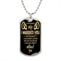 Dog Tag To My Gorgeous Wife