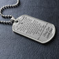 Dog Tag To My Daughter