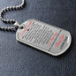 Dog Tag To My Daughter