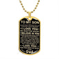 Dog Tag To My Son