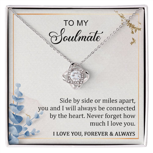 Love Knot Necklace To My Soulmate
