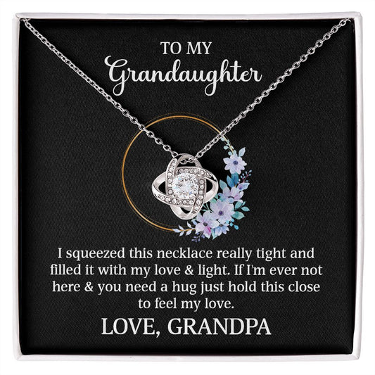 Love Knot Necklace To My Granddaughter