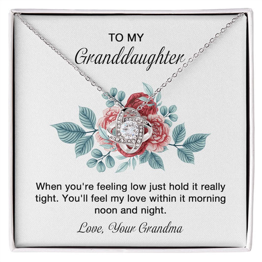 Love Knot Necklace To My Granddaughter