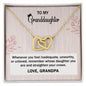 Interlocking Hearts To My Granddaughter