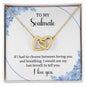 Interlocking Hearts To My Soulmate