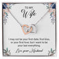 Interlocking Hearts To My Wife