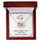 Interlocking Hearts Necklace To My Wife