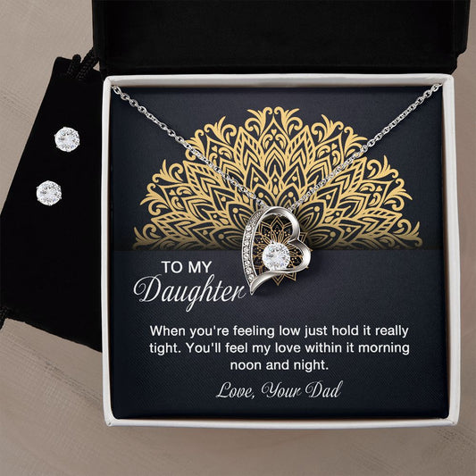 Forever Love Necklace To My Daughter