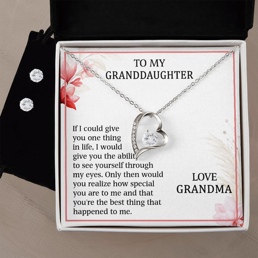 Forever Love Necklace To My Granddaughter