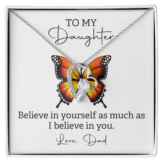 Forever Love Necklace To My Daughter