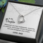 Forever Love Necklace To My Daughter